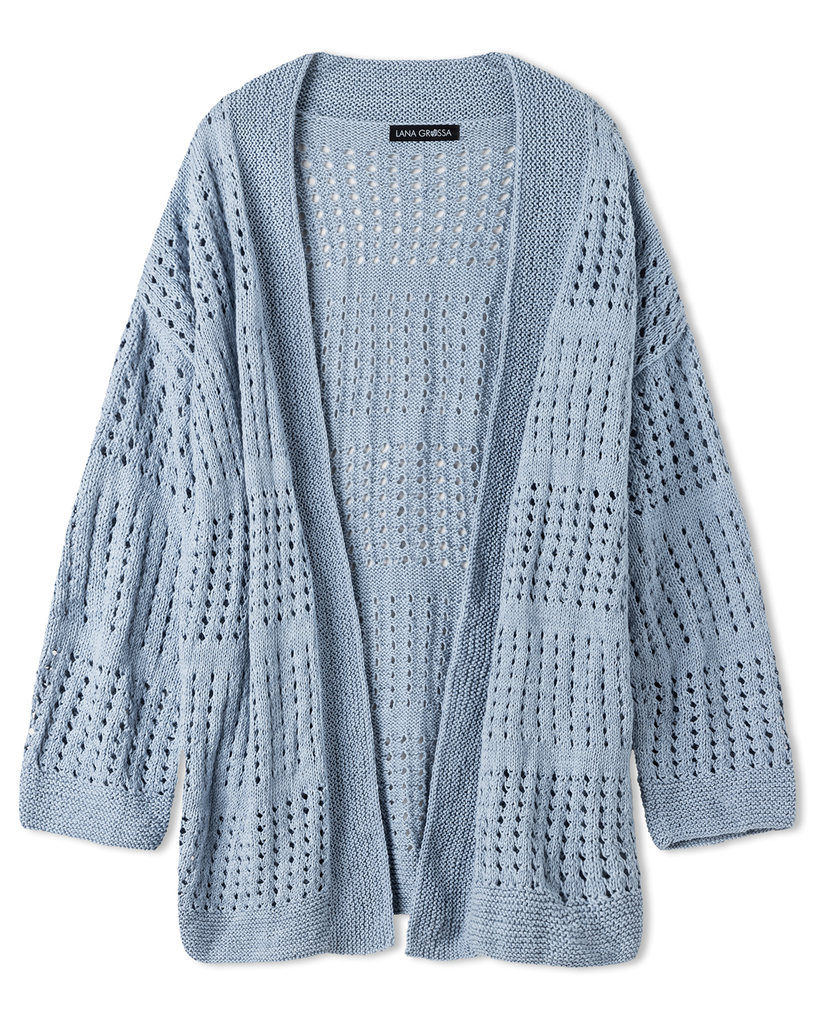 Strickset Cardigan Mit Grafischen Muster Aus Campo Von Lana Grossa 2 Strickset Cardigan Mit Grafischen Muster Aus Campo Von Lana Grossa – Bild 2