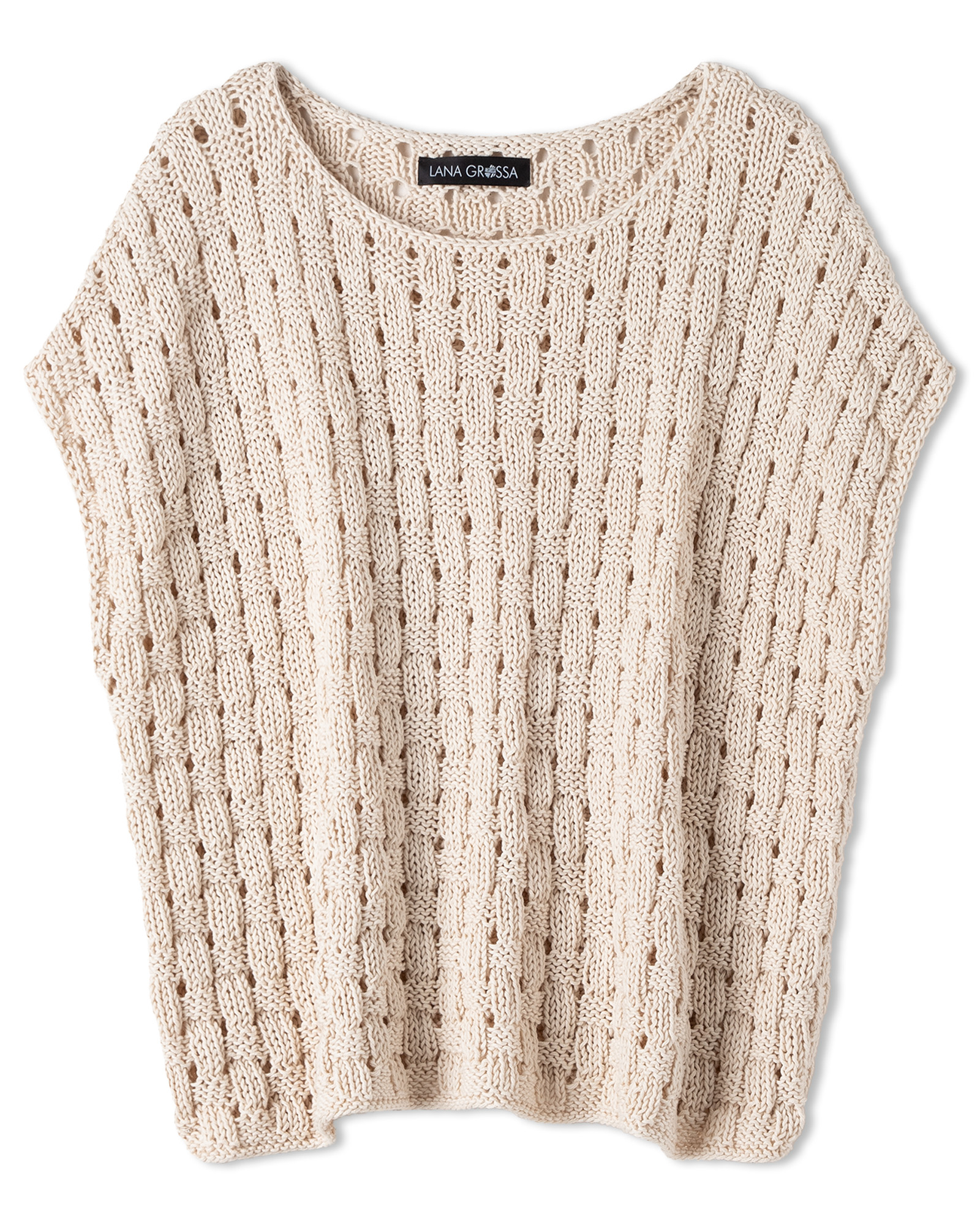 Strickset Shirt Mit Flechtmuster Aus Landlust Baumwolle Von Lana Grossa 2 Strickset Shirt Mit Flechtmuster Aus Landlust Baumwolle Von Lana Grossa – Bild 2