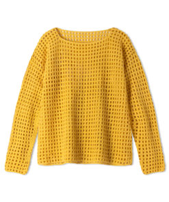 Strickset Pullover Mit Gittermuster Aus Ecopuno Von Lana Grossa – Bild 2