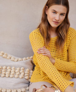 Strickset Pullover Mit Gittermuster Aus Ecopuno Von Lana Grossa – Bild 3
