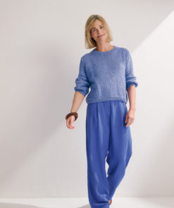 Strickset Pullover Mit Dreiviertel-Arm Aus Promessa Von Lana Grossa 5 Strickset Pullover Mit Dreiviertel-Arm Aus Promessa Von Lana Grossa – Bild 3