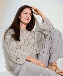 Strickset Pullover Mit Rautenmuster aus Campo von Lana Grossa