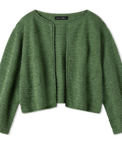Strickset Jacke Mit Fallmaschenmuster Aus Linarte Von Lana Grossa 3 Strickset Jacke Mit Fallmaschenmuster Aus Linarte Von Lana Grossa – Bild 2