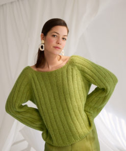 Strickset Pullover Mit Breiten Rippen aus Campo und Silkhair von Lana Grossa