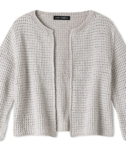 Strickset Jäckchen Im Hebemaschenmuster Aus Summer Cashmere Von Lana Grossa 3 Strickset Jäckchen Im Hebemaschenmuster Aus Summer Cashmere Von Lana Grossa – Bild 2