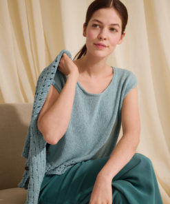 Strickset Top Mit Geflochtener Blende Aus Setapura Von Lana Grossa 5 Strickset Top Mit Geflochtener Blende Aus Setapura Von Lana Grossa – Bild 3