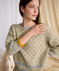 Strickset Pullover Mit Lochmuster aus Promessa von Lana Grossa
