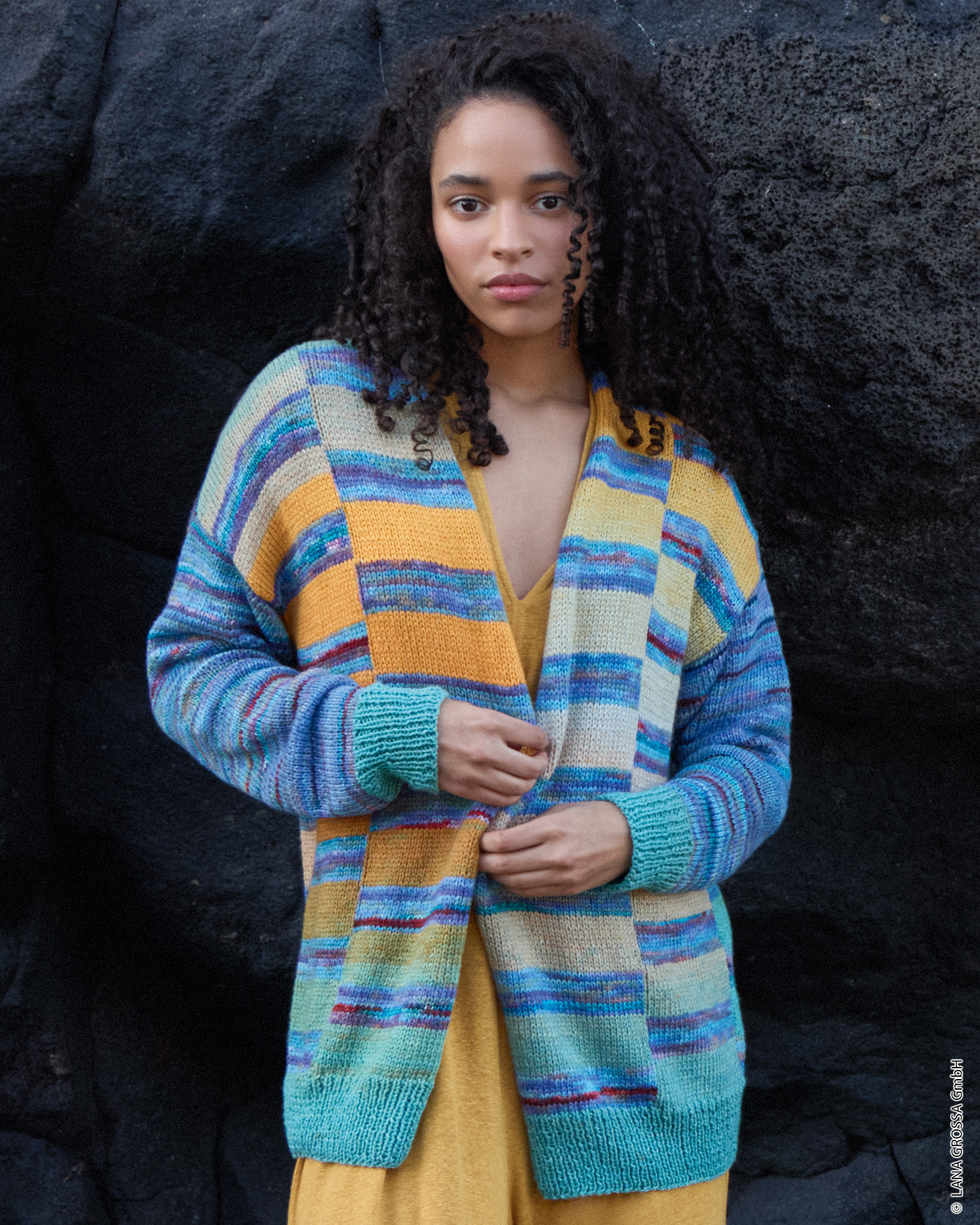 Strickset Jacke Aus Cotonella Multi Und Cotonella Von Lana Grossa 1 Strickset Jacke Aus Cotonella Multi Und Cotonella Von Lana Grossa