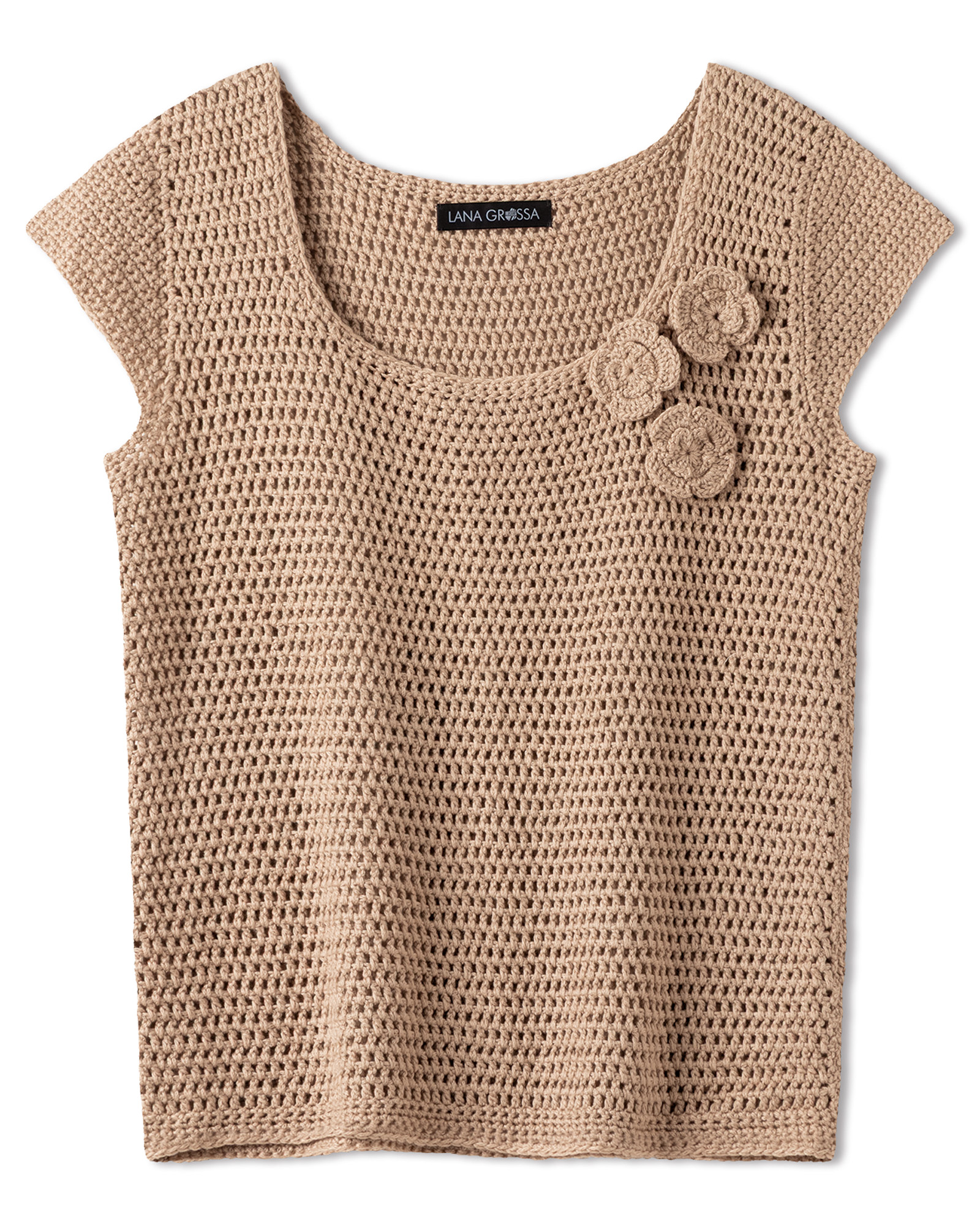Strickset Top In Versetzten Stäbchen Aus Alta Moda Cotolana Von Lana Grossa 2 Strickset Top In Versetzten Stäbchen Aus Alta Moda Cotolana Von Lana Grossa – Bild 2