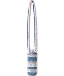 Strickset Flaschentasche In Festen Maschen Mit Streifen Aus Natural Cotton Gots Von Lana Grossa 3 Strickset Flaschentasche In Festen Maschen Mit Streifen Aus Natural Cotton Gots Von Lana Grossa – Bild 2