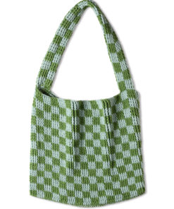Strickset Shopper Im Karomuster In Reliefstäbchen Aus Promessa Von Lana Grossa 4 Strickset Shopper Im Karomuster In Reliefstäbchen Aus Promessa Von Lana Grossa – Bild 2
