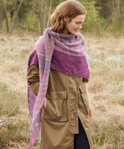 Strickset Dreieckstuch Mit Mustermix Aus Silkhair Print Und Cashmere 16 Fine Von Lana Grossa – Bild 2