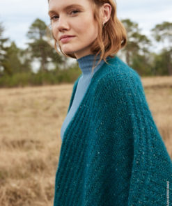 Strickset Poncho Aus Cashmere 16 Fine Und Natural Superkid Tweed Von Lana Grossa 3 Strickset Poncho Aus Cashmere 16 Fine Und Natural Superkid Tweed Von Lana Grossa – Bild 2