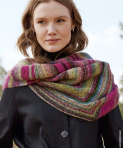 Strickset Asymmetrisches Tuch Aus Colorissimo Und Ecopuno Von Lana Grossa – Bild 2
