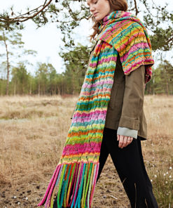 Strickset Schal Mit Rauten Aus Farfalla Von Lana Grossa 3 Strickset Schal Mit Rauten Aus Farfalla Von Lana Grossa – Bild 2