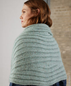 Strickset Rippenmuster-Tuch Aus Ecopuno, Brillino Und Natural Superkid Tweed Von Lana Grossa 4 Strickset Rippenmuster-Tuch Aus Ecopuno, Brillino Und Natural Superkid Tweed Von Lana Grossa – Bild 2
