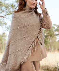 Strickset Dreieckstuch Mit Fransen Aus Ecopuno Und Silkhair Von Lana Grossa 3 Strickset Dreieckstuch Mit Fransen Aus Ecopuno Und Silkhair Von Lana Grossa – Bild 2