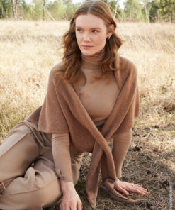 Strickset Dreieckstuch Mit Schlaufe Aus Cashmere 16 Fine Von Lana Grossa – Bild 3
