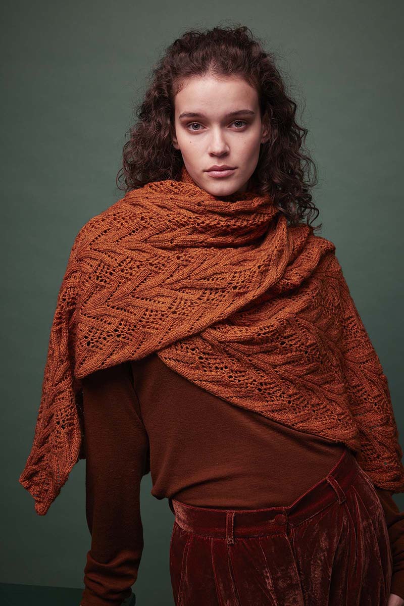 Strickset Schultertuch Aus Nomad Von Lang Yarns 2 Strickset Schultertuch Aus Nomad Von Lang Yarns – Bild 2