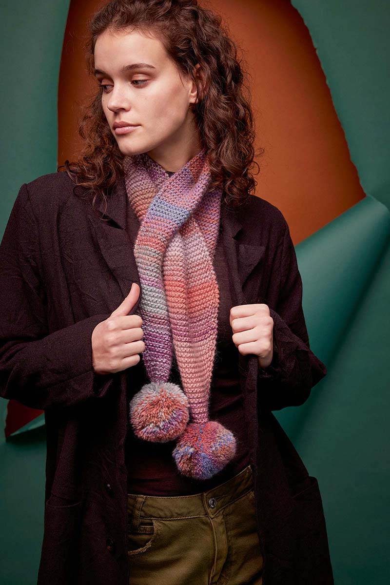 Strickset Schal Aus Aurora Von Lang Yarns 1 Strickset Schal Aus Aurora Von Lang Yarns