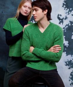 Strickset Herenpullover aus Lambswool von Lang Yarns