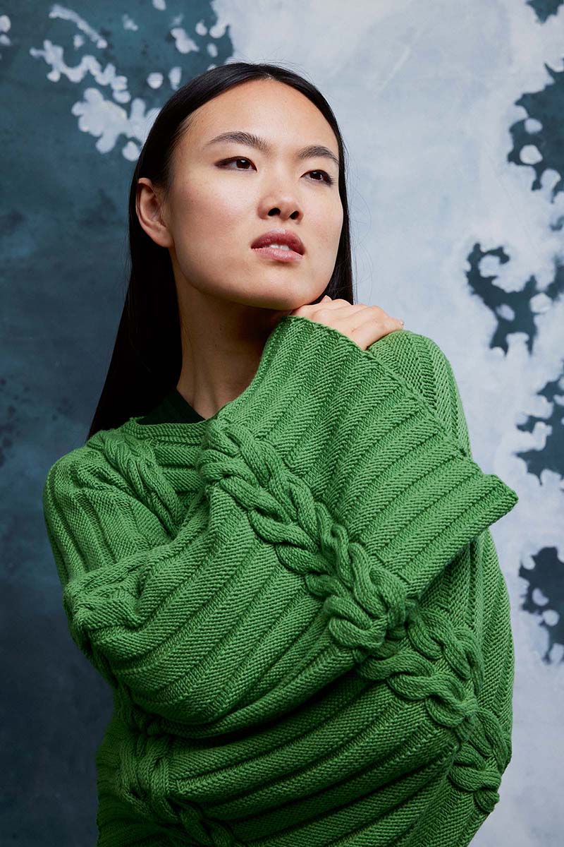 Strickset Pullover Aus Merino 120 Von Lang Yarns 1 Strickset Pullover Aus Merino 120 Von Lang Yarns