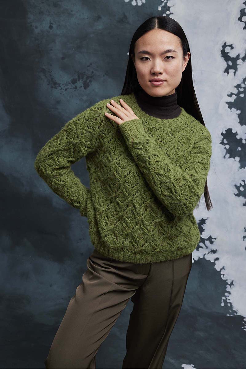 Strickset Pullover Aus Suri Alpaca Von Lang Yarns 3 Strickset Pullover Aus Suri Alpaca Von Lang Yarns – Bild 3