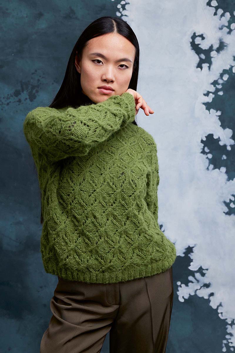 Strickset Pullover Aus Suri Alpaca Von Lang Yarns 1 Strickset Pullover Aus Suri Alpaca Von Lang Yarns