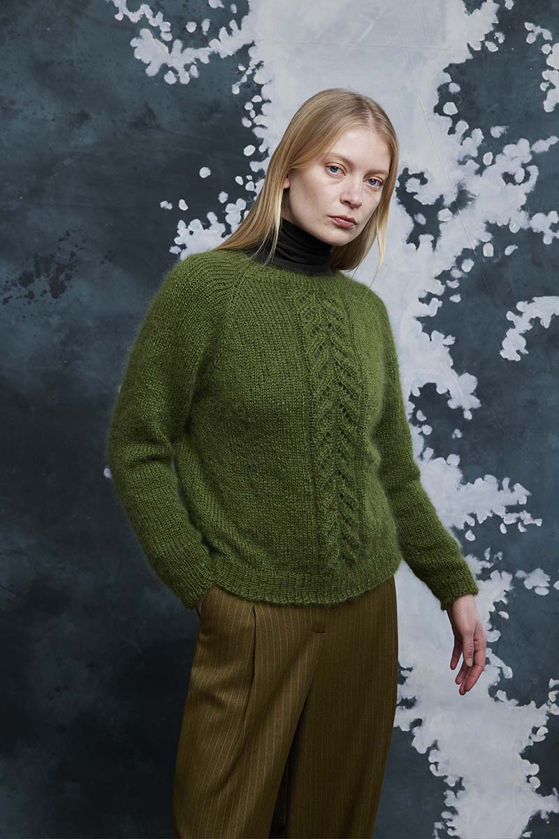Strickset Pullover Topdown Aus Mohair Luxe Von Lang Yarns 2 Strickset Pullover Topdown Aus Mohair Luxe Von Lang Yarns – Bild 2