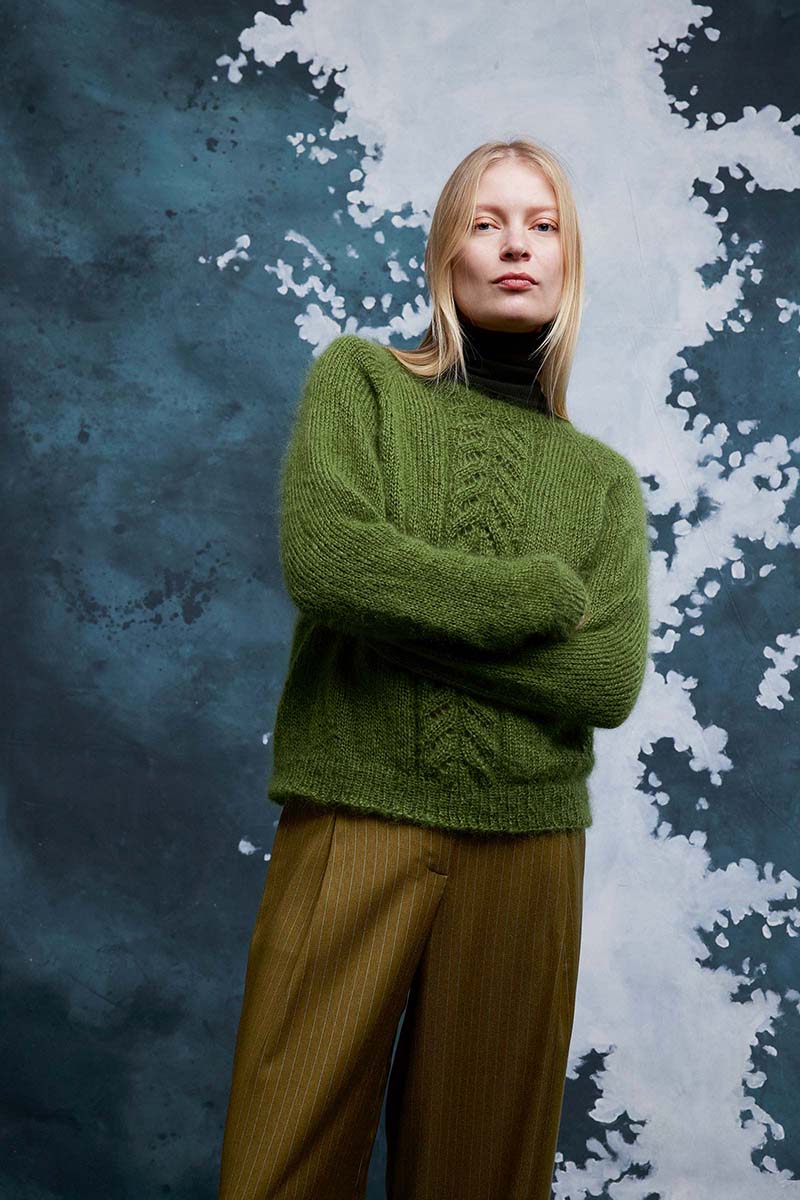 Strickset Pullover Topdown Aus Mohair Luxe Von Lang Yarns 1 Strickset Pullover Topdown Aus Mohair Luxe Von Lang Yarns