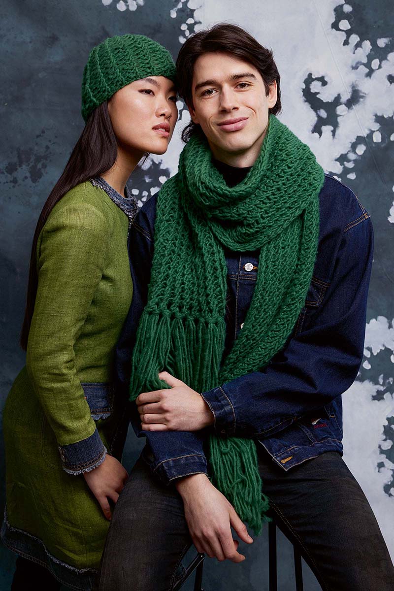 Strickset Schal Unisex Aus Avalon Von Lang Yarns 2 Strickset Schal Unisex Aus Avalon Von Lang Yarns – Bild 2