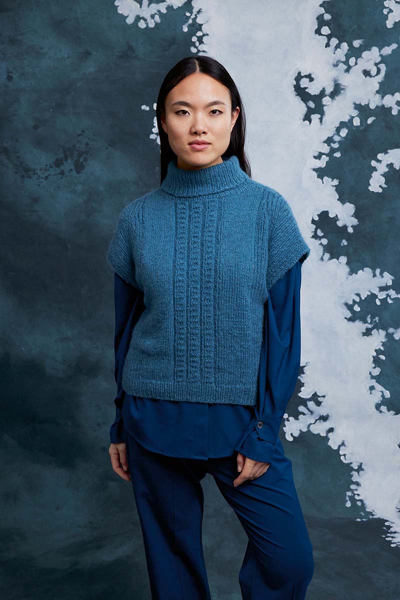 Strickset Pullunder Aus Malou Light Von Lang Yarns 1 Strickset Pullunder Aus Malou Light Von Lang Yarns
