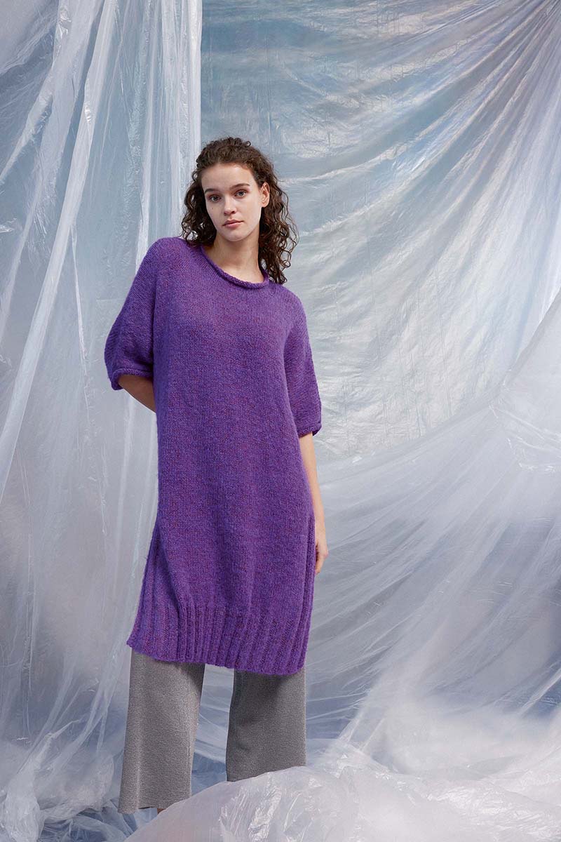 Strickset Tunika Aus Suri Alpaca Und Alpaca Soxx 4-Fach Von Lang Yarns 1 Strickset Tunika Aus Suri Alpaca Und Alpaca Soxx 4-Fach Von Lang Yarns