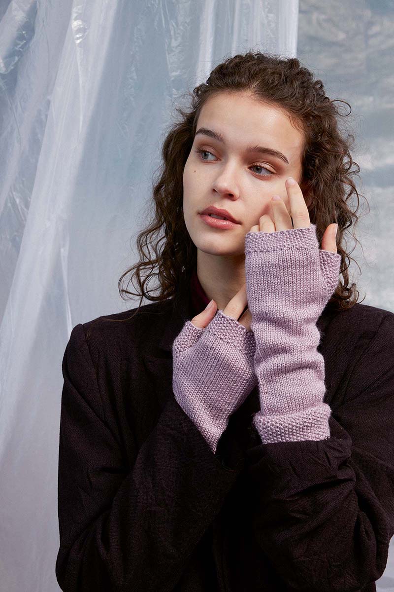 Strickset Fingerlose Handschuhe Aus Classic Silk Von Lang Yarns 1 Strickset Fingerlose Handschuhe Aus Classic Silk Von Lang Yarns