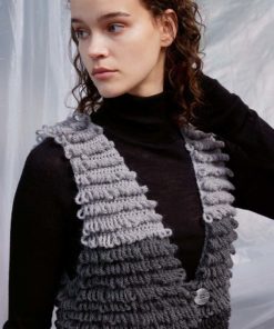 Strickset Gehäkelte Weste Aus Carpe Diem Von Lang Yarns 3 Strickset Gehäkelte Weste Aus Carpe Diem Von Lang Yarns – Bild 2