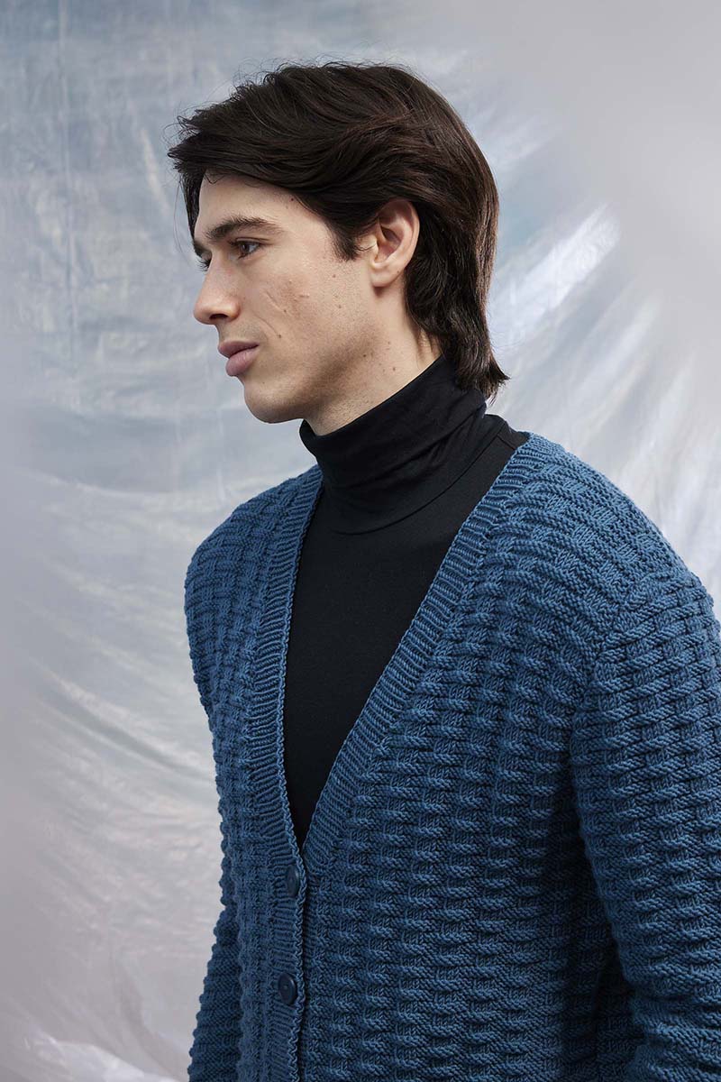Strickset Jacke Unisex Aus Merino 120 Von Lang Yarns 2 Strickset Jacke Unisex Aus Merino 120 Von Lang Yarns – Bild 2