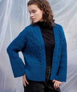 Strickset Jacke Topdown aus Carpe Diem von Lang Yarns