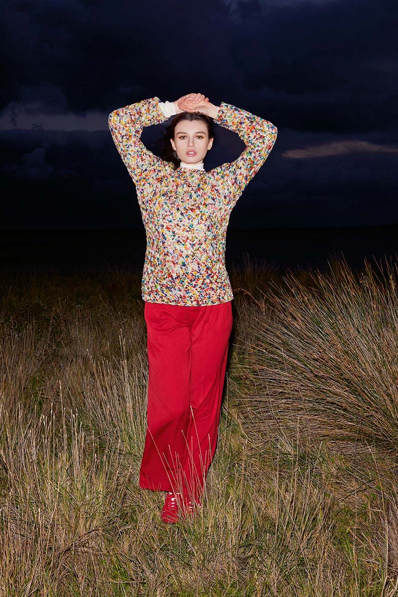 Strickset Pullover Aus Mosaic Von Lang Yarns 1 Strickset Pullover Aus Mosaic Von Lang Yarns