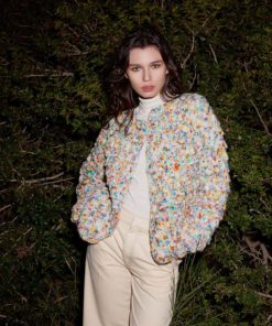 Strickset Jacke aus Mosaic von Lang Yarns