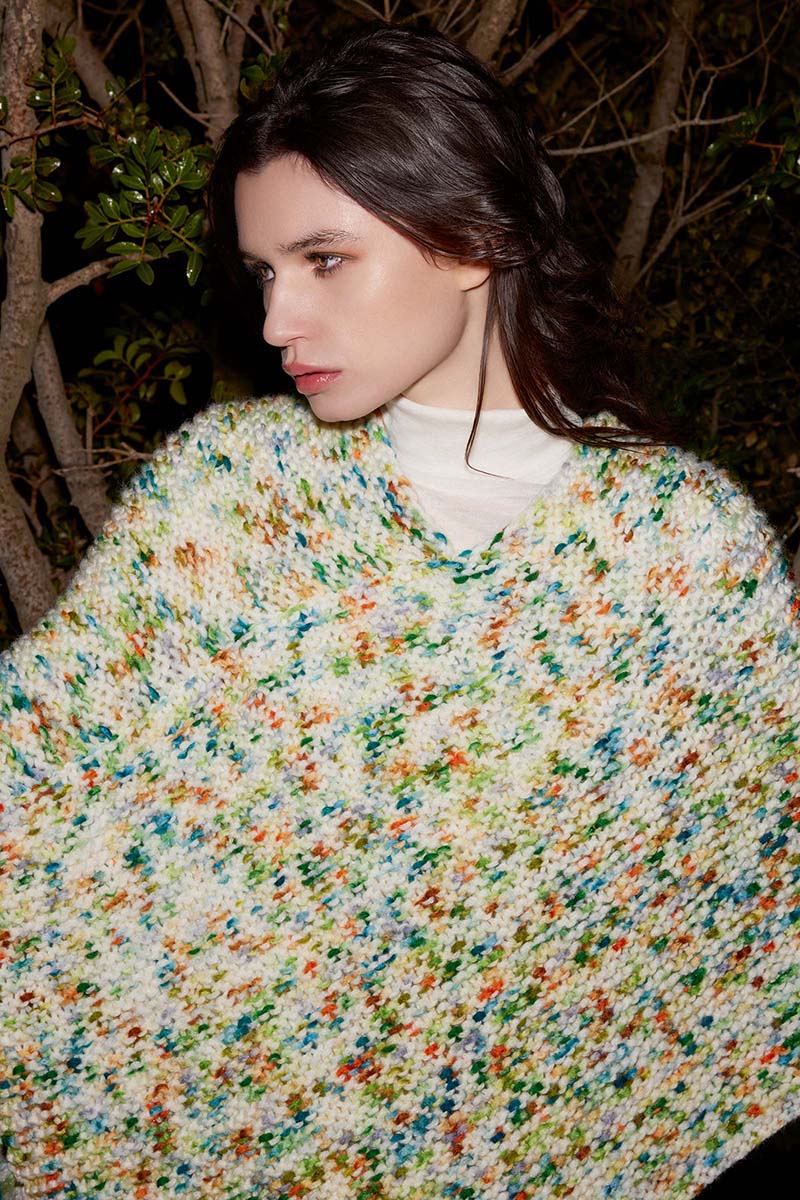 Strickset Poncho Aus Mosaic Von Lang Yarns 2 Strickset Poncho Aus Mosaic Von Lang Yarns – Bild 2