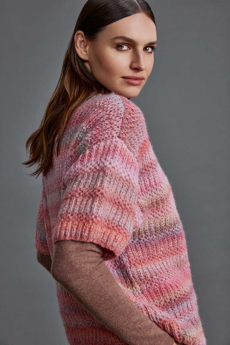 Strickset Kurzarmpullover Aus Harmony Von Lang Yarns 3 Strickset Kurzarmpullover Aus Harmony Von Lang Yarns – Bild 3