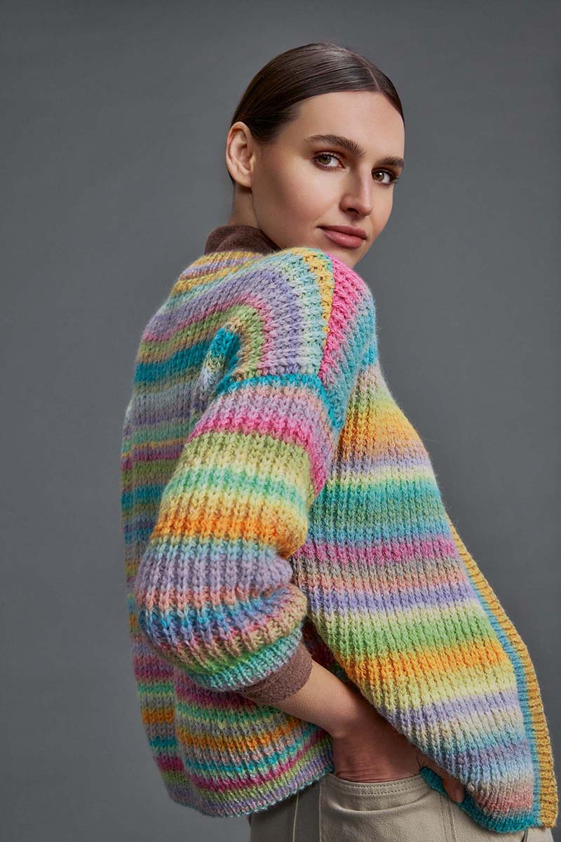 Strickset Jacke Aus Harmony Von Lang Yarns 2 Strickset Jacke Aus Harmony Von Lang Yarns – Bild 2