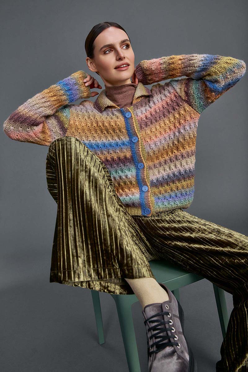 Strickset Jacke Aus Harmony Von Lang Yarns 2 Strickset Jacke Aus Harmony Von Lang Yarns – Bild 2