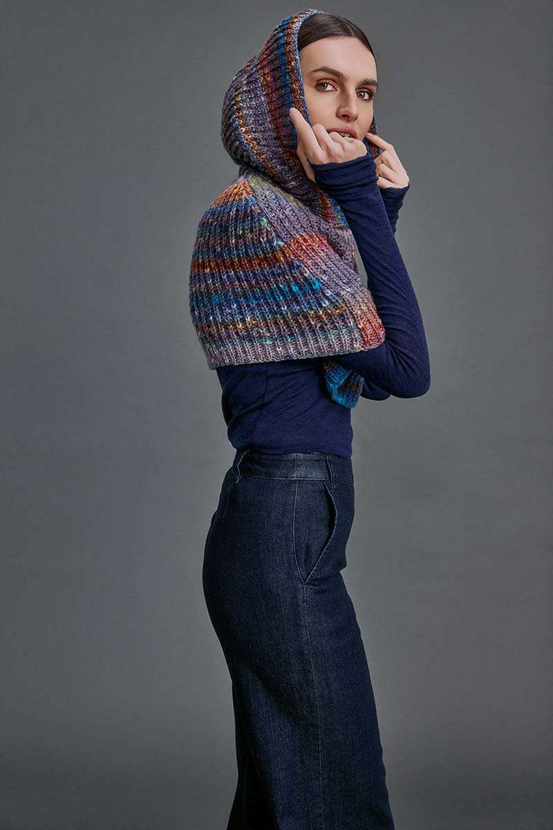Strickset Poncho Aus Magnolia Von Lang Yarns 1 Strickset Poncho Aus Magnolia Von Lang Yarns