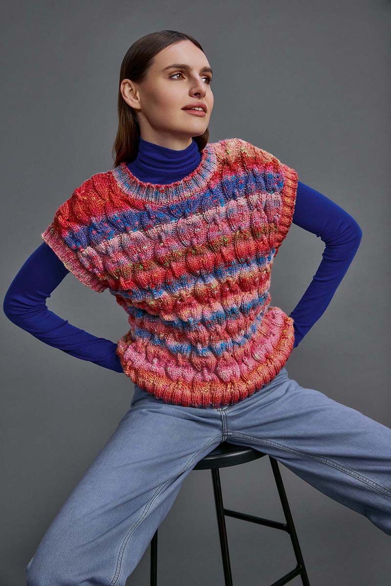 Strickset Pullunder Aus Magnolia Von Lang Yarns 1 Strickset Pullunder Aus Magnolia Von Lang Yarns