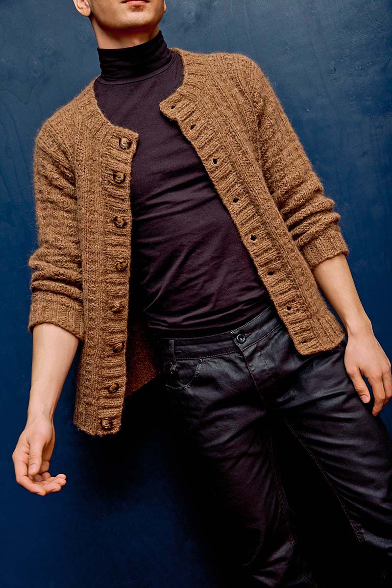 Strickset Jacke Top Down Aus Baby Lama Von Lang Yarns 2 Strickset Jacke Top Down Aus Baby Lama Von Lang Yarns – Bild 2