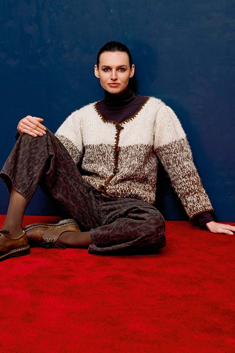 Strickset Kurze Jacke Top Down Aus Baby Lama Von Lang Yarns 1 Strickset Kurze Jacke Top Down Aus Baby Lama Von Lang Yarns