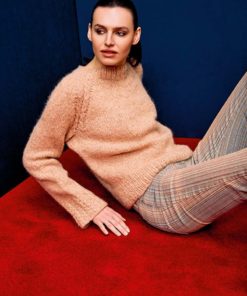 Strickset Pullover Top Down aus Baby Lama von Lang Yarns