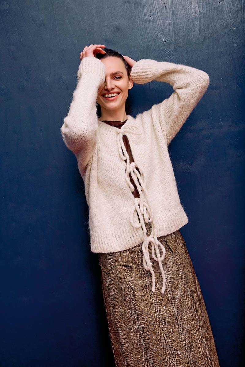 Strickset Kurze Jacke Top Down Aus Baby Lama Von Lang Yarns 1 Strickset Kurze Jacke Top Down Aus Baby Lama Von Lang Yarns