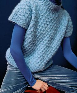 Strickset Pullunder Top Down Aus Baby Lama Von Lang Yarns 3 Strickset Pullunder Top Down Aus Baby Lama Von Lang Yarns – Bild 2